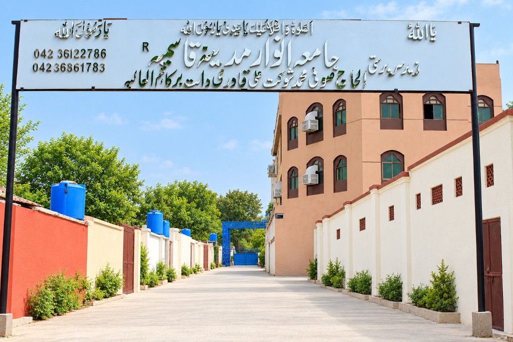 جامعہ انوارِ مدینہ قاسمیہ — مرکزی دروازہ