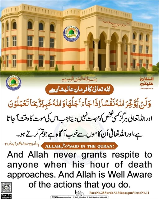 اللہ ہر عمل سے باخبر