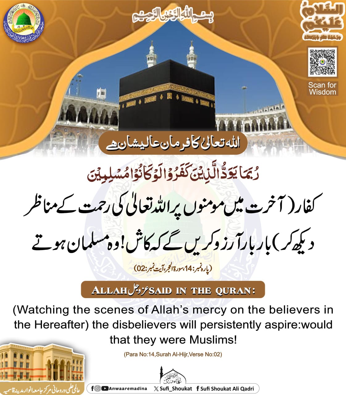 آخرت میں حسرتِ کفار