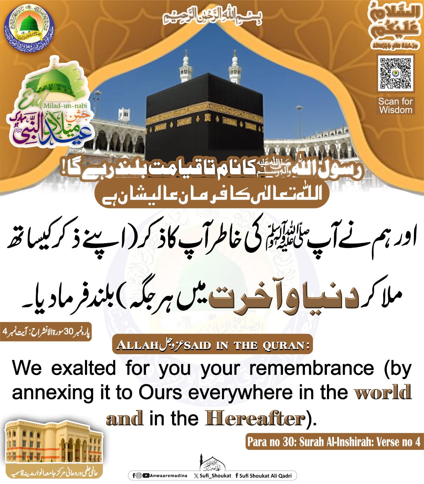 رسول اللہ ﷺ کا نام تاقیامت