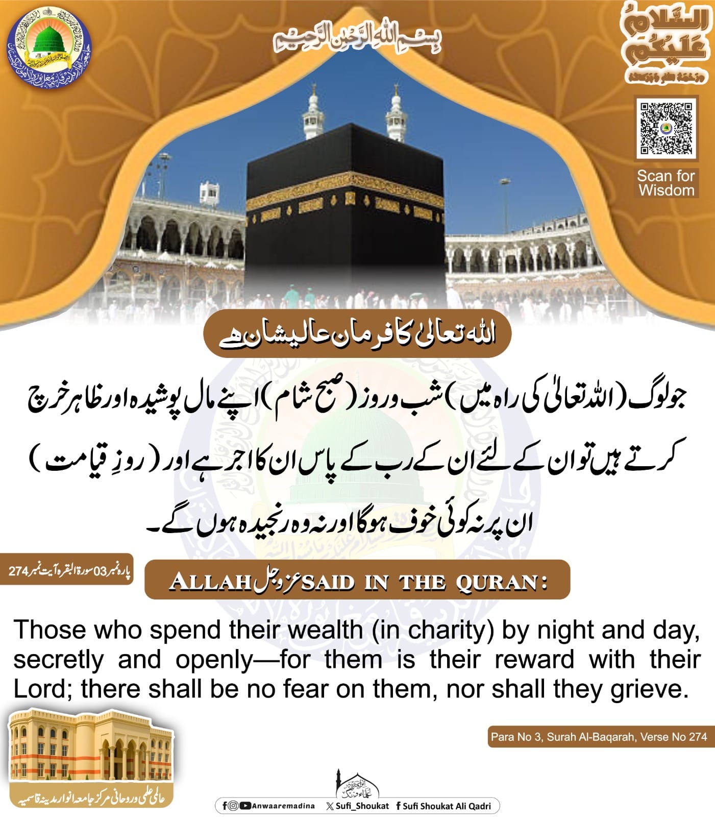 اللہ کی راہ میں خرچ کرنا