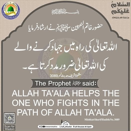 اللہ کی راہ میں جہاد کرنے والے