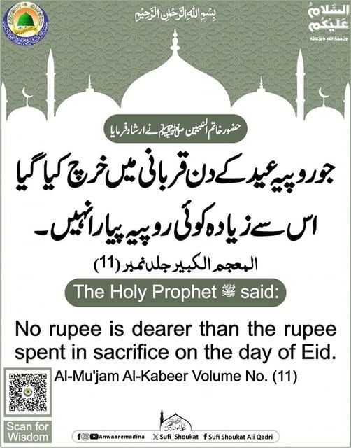  قربانی میں خرچ 
