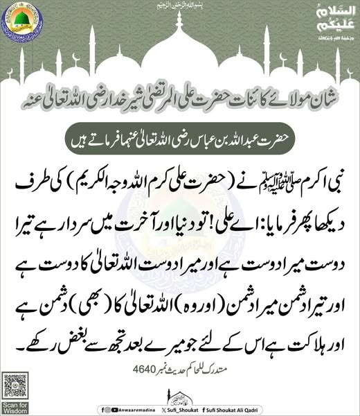 شان مولائے کائنات 