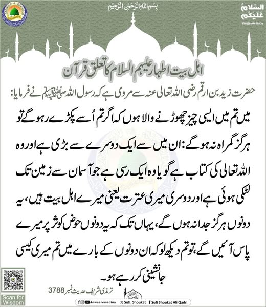 اہل بیت اطہار علیہم السلام کا تعلق قرآن
