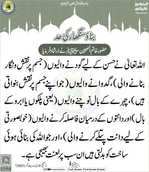 بناؤ سنگھار کی حد