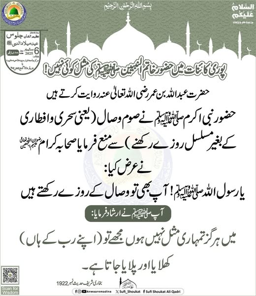 حضور کی مثل کو