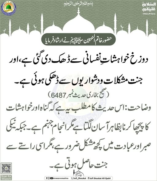 جنت اور دوزخ کا راستہ