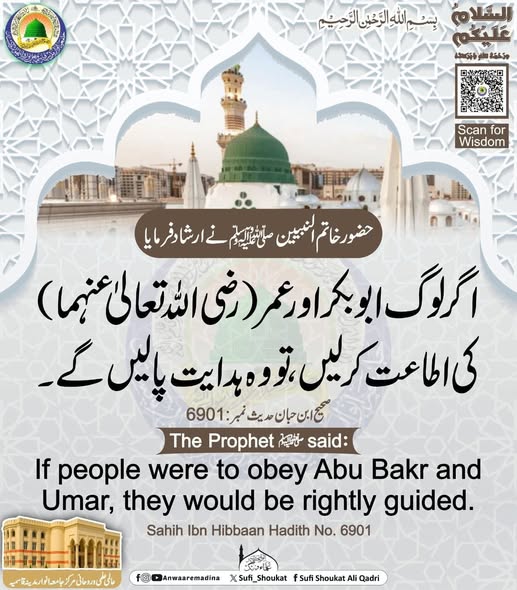  ابو بکر اور عمر کی اطاعت 