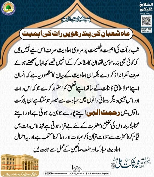 شبِ برات کی روحانیت