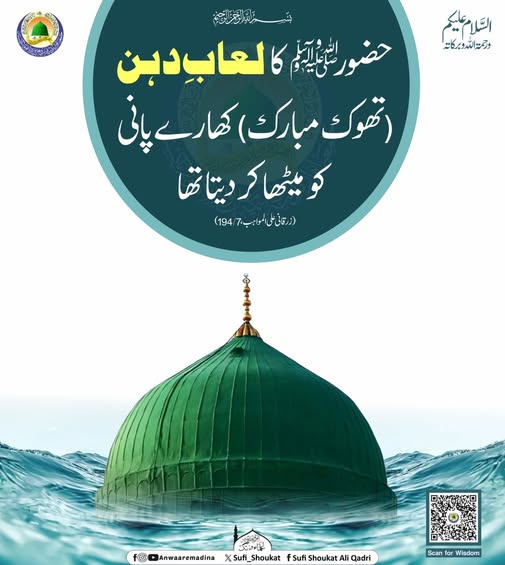 حضور کا لعاب دہن 