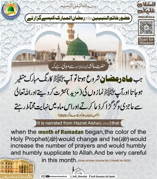 حضورﷺ رمضان کیسے گزارتے