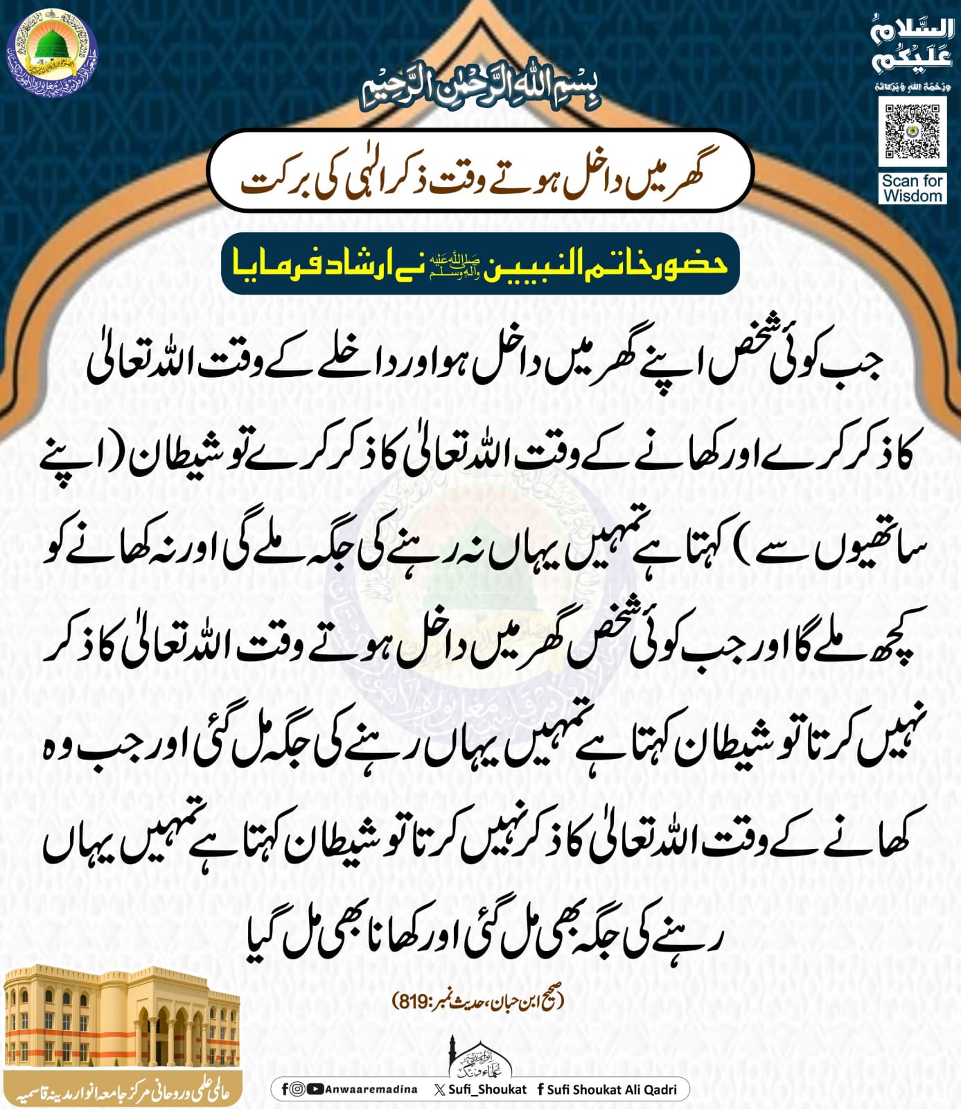 ذکر والا گھر محفوظ