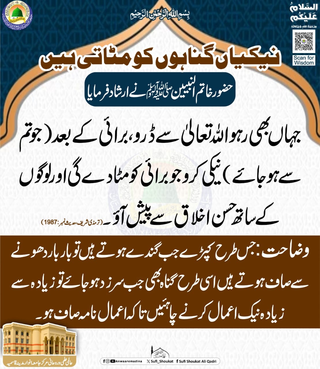 نیکیاں گناہوں کو مٹاتی ہیں