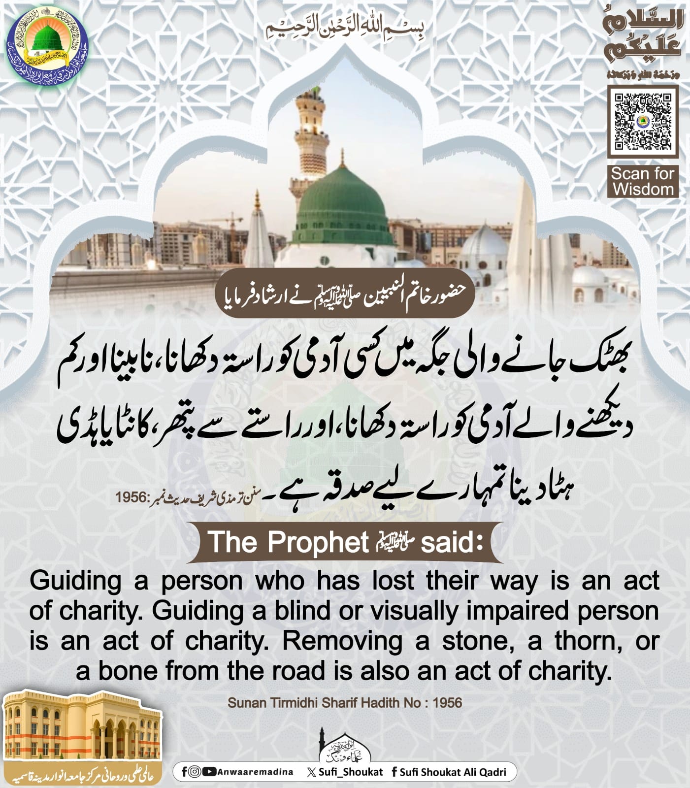 راستہ دکھانا صدقہ ہے