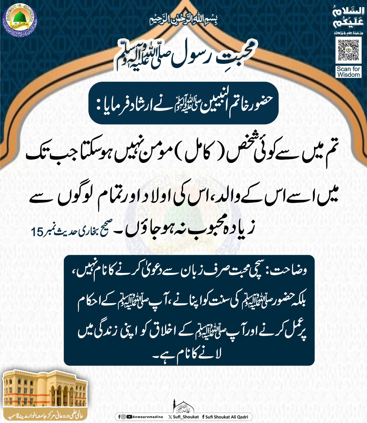 کامل ایمان کی علامت