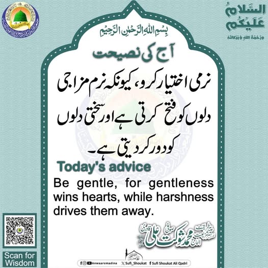   نرمی اختیار کرو